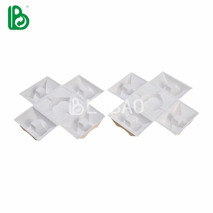 White Color Folding Pulp Wine Insert